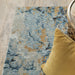 Oriental Weavers Evolution 0980A Blue/ Gold 8'6"" x 11'7"" Indoor Area Rug E0980A260370ST