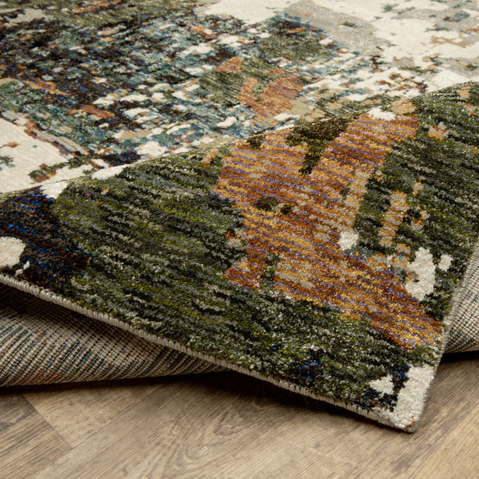 Oriental Weavers Evolution 0981A Ivory/ Multi 10' x 13'2"" Indoor Area Rug E0981A305400ST