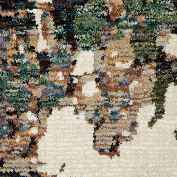 Oriental Weavers Evolution 0981A Ivory/ Multi 10' x 13'2"" Indoor Area Rug E0981A305400ST
