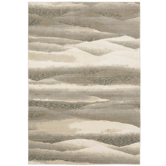 Oriental Weavers Evolution 0982C Beige/ Ivory 6'7"" x 9'6"" Indoor Area Rug E0982C200300ST