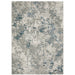 Oriental Weavers Evolution 0984D Grey/ Blue 7'10"" x 10'10"" Indoor Area Rug E0984D240343ST
