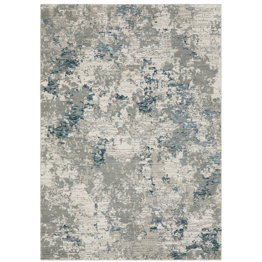 Oriental Weavers Evolution 0984D Grey/ Blue 6'7"" x 9'6"" Indoor Area Rug E0984D200300ST
