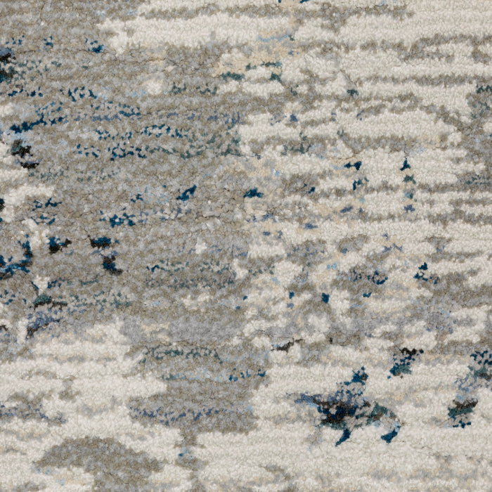 Oriental Weavers Evolution 0984D Grey/ Blue 6'7"" x 9'6"" Indoor Area Rug E0984D200300ST