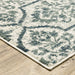Oriental Weavers Fiona 4929A Ivory/ Blue 7'10"" x 10' Indoor Area Rug F4929A240305ST