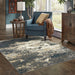 Oriental Weavers Fiona 533E6 Blue/ Beige 7'10"" x 10' Indoor Area Rug F533E6240305ST