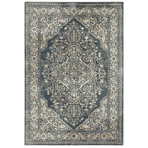 Oriental Weavers Fiona 5560A Blue/ Beige 9'10"" x 12'10"" Indoor Area Rug F5560A300390ST