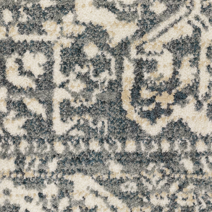 Oriental Weavers Fiona 5560A Blue/ Beige 9'10"" x 12'10"" Indoor Area Rug F5560A300390ST