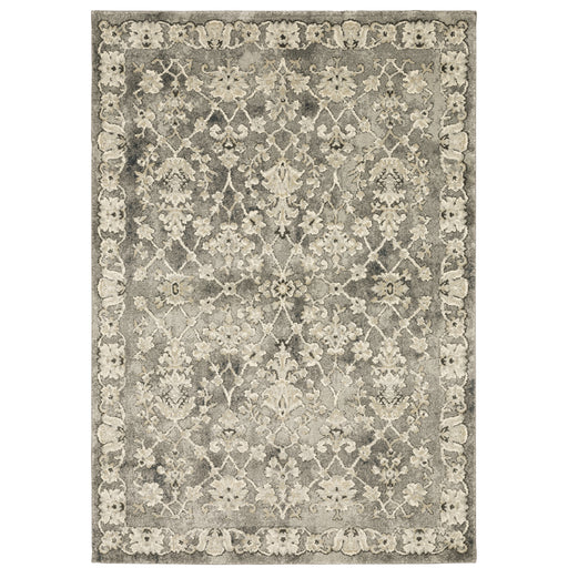 Oriental Weavers Florence 1002E Grey/ Beige 7'10"" x 10'10"" Indoor Area Rug F1002E240330ST