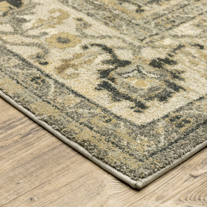 Oriental Weavers Florence 1805X Beige/ Grey 9'10"" x 12'10"" Indoor Area Rug F1805X300390ST