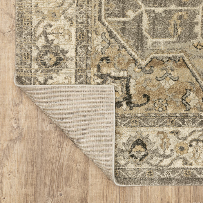 Oriental Weavers Florence 1805X Beige/ Grey 9'10"" x 12'10"" Indoor Area Rug F1805X300390ST