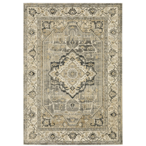 Oriental Weavers Florence 1805X Beige/ Grey 6'7"" x 9'6"" Indoor Area Rug F1805X200290ST