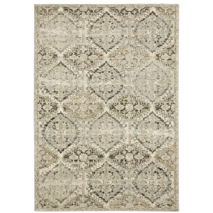 Oriental Weavers Florence 270H6 Ivory/ Grey 6'7"" x 9'6"" Indoor Area Rug F270H6200290ST