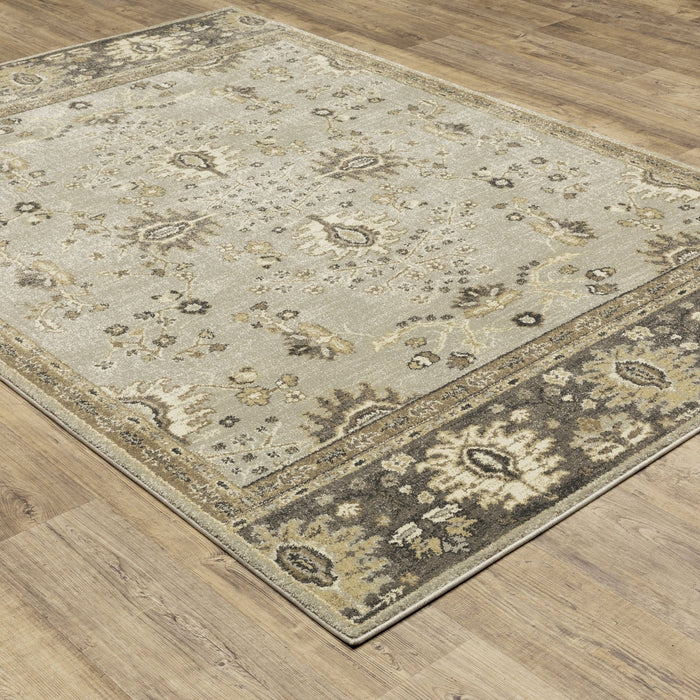 Oriental Weavers Florence 4928C Stone/ Brown 7'10"" x 10'10"" Indoor Area Rug F4928C240330ST