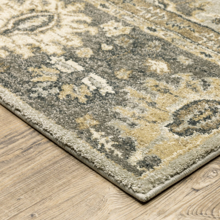 Oriental Weavers Florence 4928C Stone/ Brown 7'10"" x 10'10"" Indoor Area Rug F4928C240330ST
