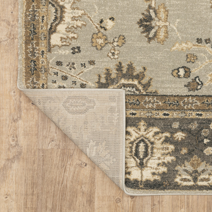 Oriental Weavers Florence 4928C Stone/ Brown 9'10"" x 12'10"" Indoor Area Rug F4928C300390ST