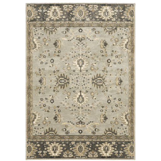 Oriental Weavers Florence 4928C Stone/ Brown 9'10"" x 12'10"" Indoor Area Rug F4928C300390ST