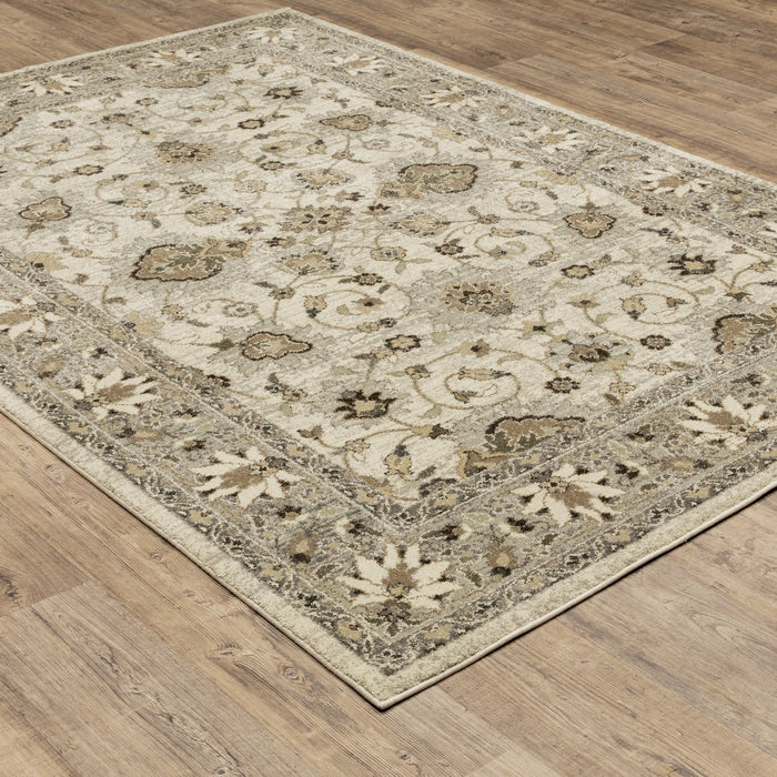 Oriental Weavers Florence 5508I Beige/ Grey 6'7"" x 9'6"" Indoor Area Rug F5508I200290ST