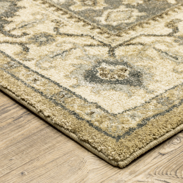Oriental Weavers Florence 661I6 Beige/ Grey 6'7"" x 9'6"" Indoor Area Rug F661I6200290ST