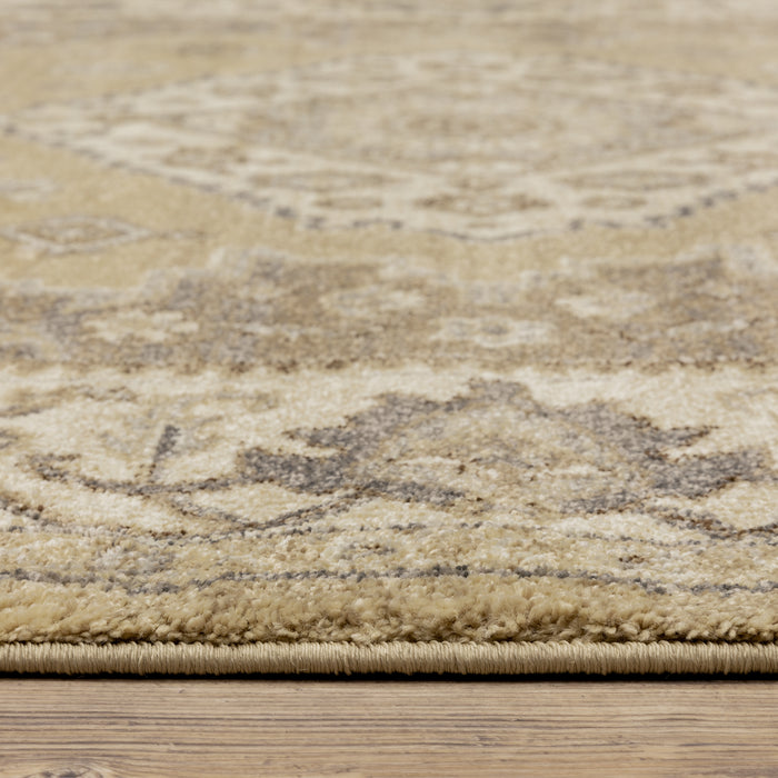 Oriental Weavers Florence 661I6 Beige/ Grey 6'7"" x 9'6"" Indoor Area Rug F661I6200290ST