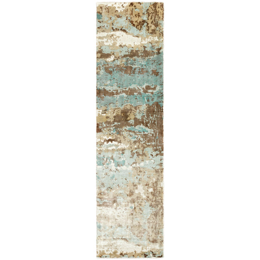 Oriental Weavers Formations 70001 Blue/ Brown 2'6"" x 10' Indoor Area Rug F70001076305ST