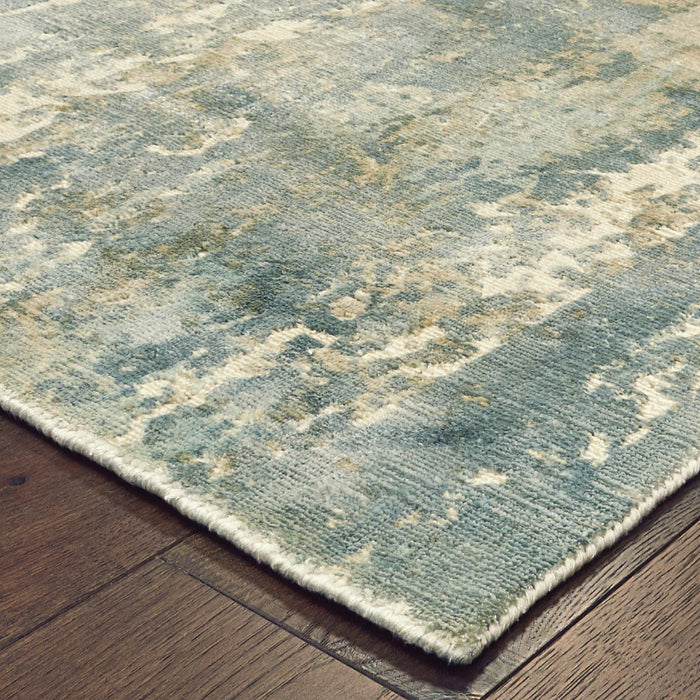 Oriental Weavers Formations 70002 Blue/ Grey 9' x 12' Indoor Area Rug F70002275365ST
