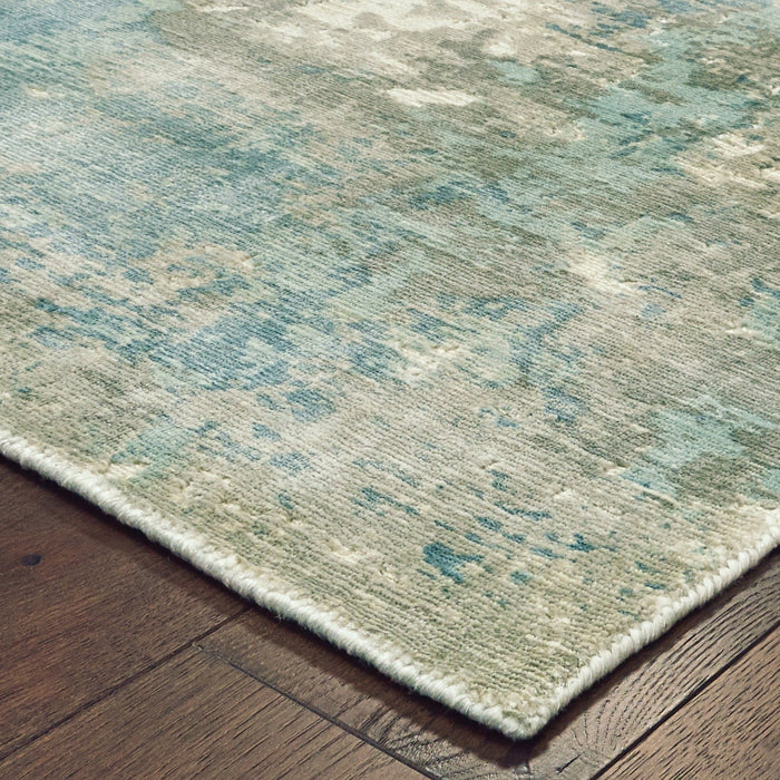 Oriental Weavers Formations 70005 Blue/ Grey 6' x 9' Indoor Area Rug F70005183275ST
