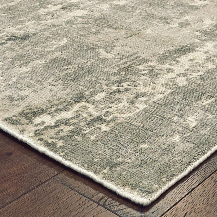Oriental Weavers Formations 70006 Grey/ Ivory 2'6"" x 10' Indoor Area Rug F70006076305ST