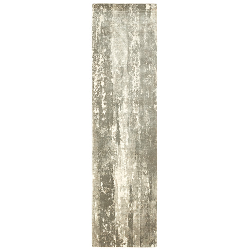 Oriental Weavers Formations 70006 Grey/ Ivory 2'6"" x 10' Indoor Area Rug F70006076305ST