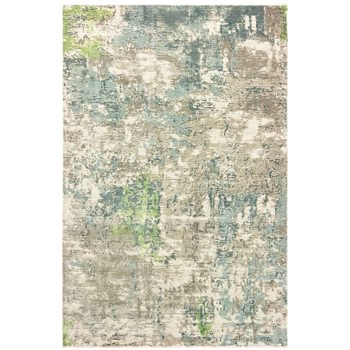 Oriental Weavers Formations 70007 Blue/ Green 8' x 10' Indoor Area Rug F70007244305ST