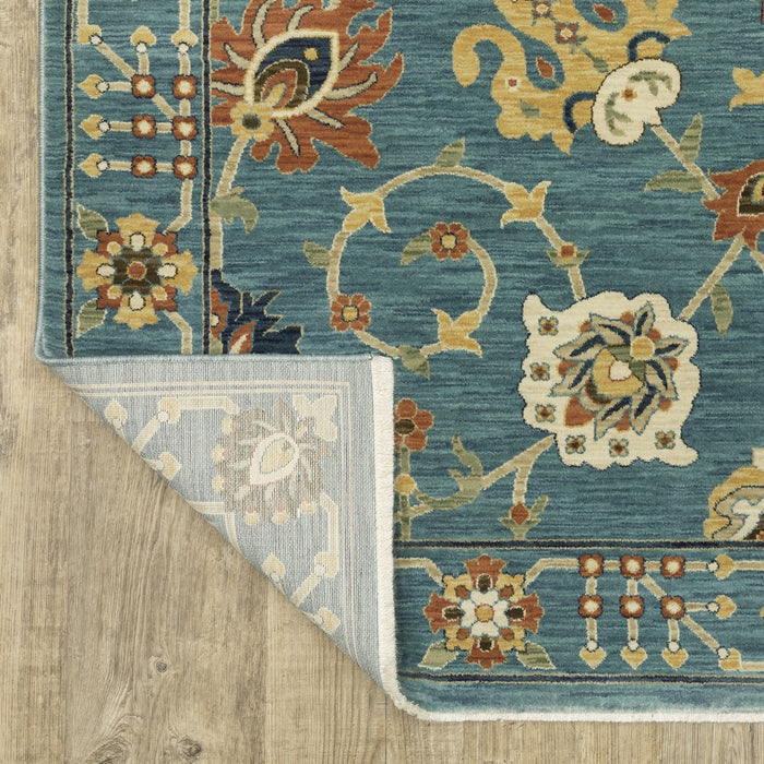 Oriental Weavers Francesca FR01E Blue/ Multi 9'10"" x 12'10"" Indoor Area Rug FFR01E300394ST