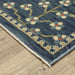 Oriental Weavers Francesca FR02L Blue/Gold 6'7"" x 9'6"" Indoor Area Rug FFR02L200296ST