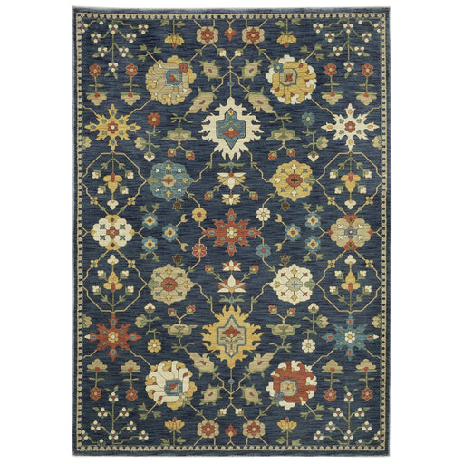 Oriental Weavers Francesca FR02L Blue/Gold 6'7"" x 9'6"" Indoor Area Rug FFR02L200296ST
