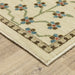 Oriental Weavers Francesca FR02M Ivory/Gold 7'10"" x 10'10"" Indoor Area Rug FFR02M240340ST