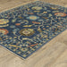 Oriental Weavers Francesca FR03F Blue/Gold 6'7"" x 9'6"" Indoor Area Rug FFR03F200296ST
