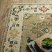 Oriental Weavers Francesca FR04E Beige/ Multi 6'7"" x 9'6"" Indoor Area Rug FFR04E200296ST