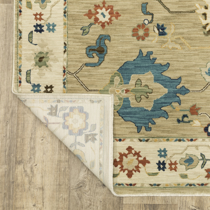 Oriental Weavers Francesca FR04E Beige/ Multi 9'10"" x 12'10"" Indoor Area Rug FFR04E300394ST