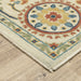 Oriental Weavers Francesca FR07A Ivory/ Multi 7'10"" x 10'10"" Indoor Area Rug FFR07A240340ST
