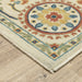 Oriental Weavers Francesca FR07A Ivory/ Multi 6'7"" x 9'6"" Indoor Area Rug FFR07A200296ST