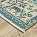 Oriental Weavers Francesca FR08H Ivory/Blue 6'7"" x 9'6"" Indoor Area Rug FFR08H200296ST