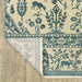 Oriental Weavers Francesca FR08H Ivory/Blue 9'10"" x 12'10"" Indoor Area Rug FFR08H300394ST