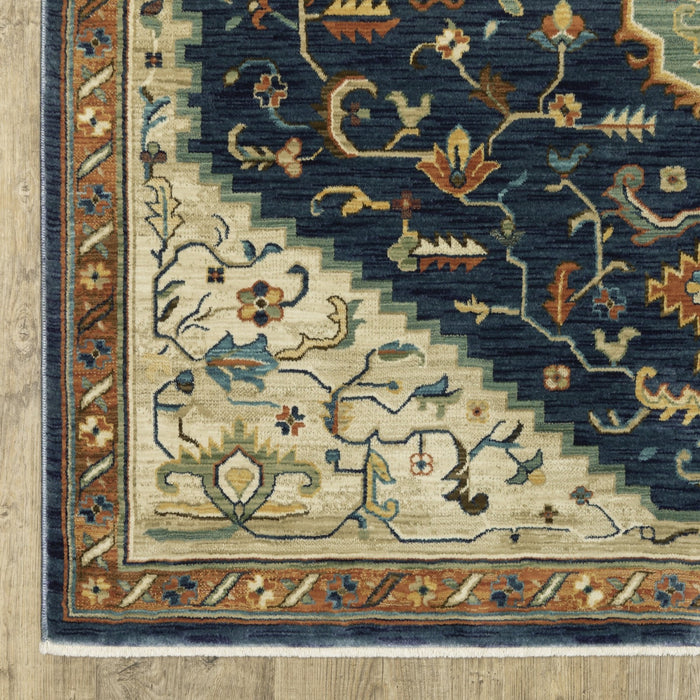 Oriental Weavers Francesca FR09F Blue/ Multi 9'10"" x 12'10"" Indoor Area Rug FFR09F300394ST