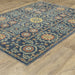 Oriental Weavers Francesca FR11B Blue/ Rust 9'10"" x 12'10"" Indoor Area Rug FFR11B300394ST