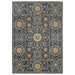 Oriental Weavers Francesca FR11B Blue/ Rust 6'7"" x 9'6"" Indoor Area Rug FFR11B200296ST