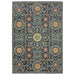 Oriental Weavers Francesca FR11B Blue/ Rust 7'10"" x 10'10"" Indoor Area Rug FFR11B240340ST