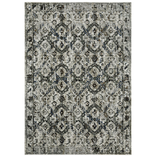 Oriental Weavers Gemini 1003E Charcoal/ Grey 7'10"" x 10'10"" Indoor Area Rug G1003E240330ST