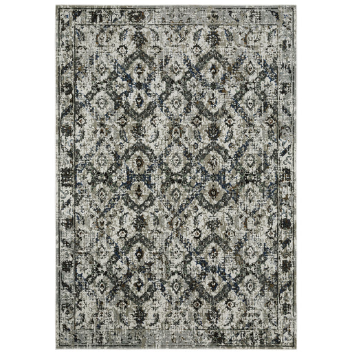 Oriental Weavers Gemini 1003E Charcoal/ Grey 6'7"" x 9'6"" Indoor Area Rug G1003E200290ST