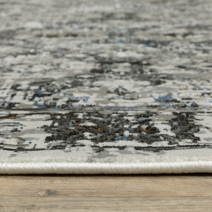 Oriental Weavers Gemini 1003E Charcoal/ Grey 9'10"" x 12'10"" Indoor Area Rug G1003E300390ST