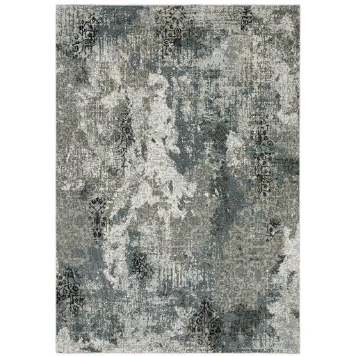 Oriental Weavers Gemini 001X2 Ivory/ Blue 6'7"" x 9'6"" Indoor Area Rug G001X2200290ST