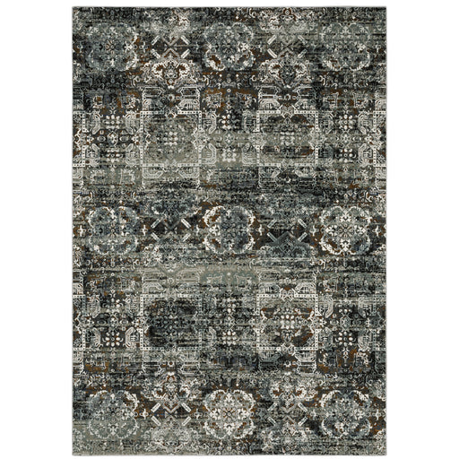 Oriental Weavers Gemini 2060V Charcoal/ Multi 7'10"" x 10'10"" Indoor Area Rug G2060V240330ST