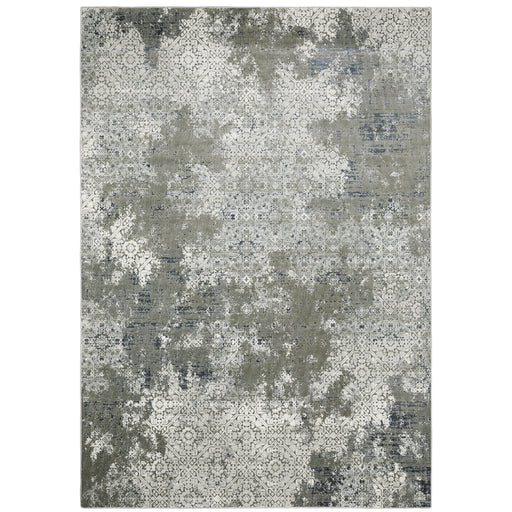 Oriental Weavers Gemini 002H2 Ivory/ Grey 9'10"" x 12'10"" Indoor Area Rug G002H2300390ST